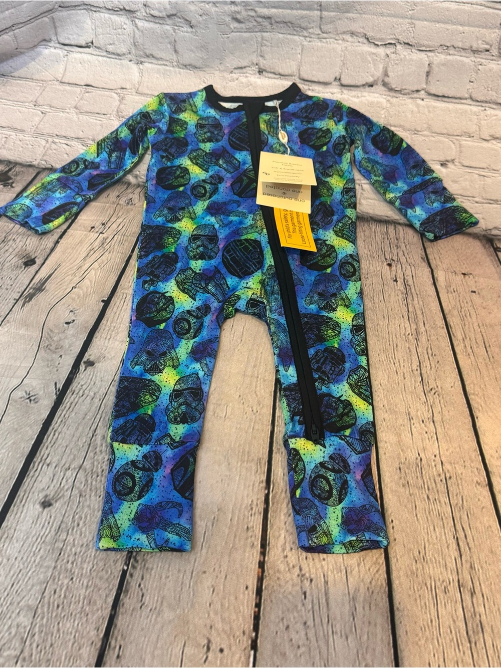 Little Snuggles Star Wars Bamboo Zippie Romper